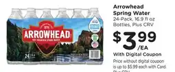 Ralphs Arrowhead Spring Water offer
