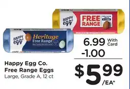 Ralphs Happy Egg Co. Free Range Eggs offer