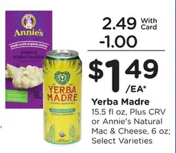 Ralphs Yerba Madre offer