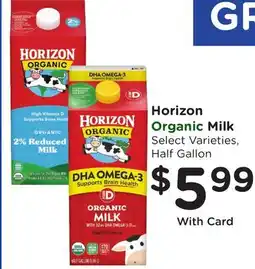 Ralphs Horizon Organic Milk offer