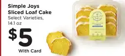 Ralphs Simple Joys Sliced Loaf Cake offer