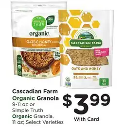 Ralphs Cascadian Farm Organic Granola offer