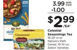 Ralphs Celestial Seasonings Tea offer