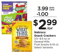 Ralphs Nabisco Snack Crackers offer