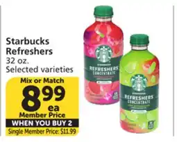 Vons Starbucks Refresher offer