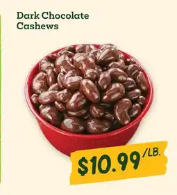 Sprouts Farmers Market Dark Chocolate Cashews offer