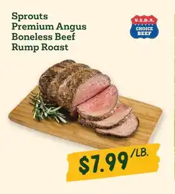 Sprouts Farmers Market Sprouts Premium Angus Boneless Beef Rump Roast offer