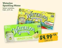 Sprouts Farmers Market Waterloo Sparkling Water offer