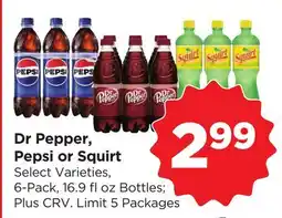 Food 4 Less Dr Pepper, Pepsi or Squirt offer