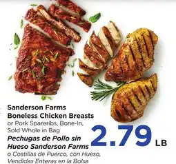 Food 4 Less Sanderson Farms Boneless Chicken Breasts offer