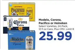Food 4 Less Modelo, Corona, Pacifico or Heineken offer