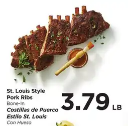 Food 4 Less St. Louis Style Pork Ribs offer