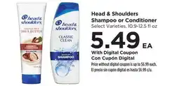 Food 4 Less Head & Shoulders Shampoo or Conditioner offer