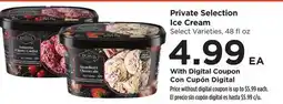 Food 4 Less Private Selection Ice Cream offer