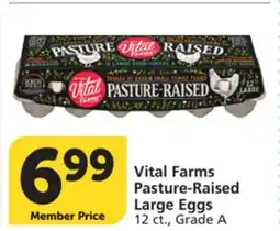 Albertsons Vital Farms Pasture-Raised Large Eggs offer