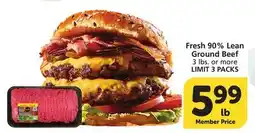 Albertsons Fresh 90% Lean Ground Beef offer