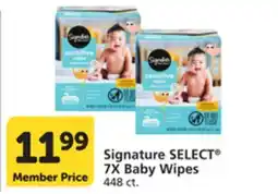 Albertsons Signature SELECT 7X Baby Wipes offer
