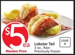 Albertsons Lobster Tail offer