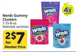 Albertsons Nerds Gummy Clusters offer