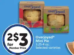 Albertsons Overjoyed Mini Pie offer