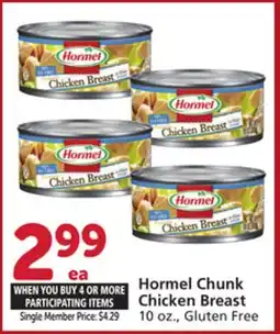 Albertsons Hormel Chunk Chicken Breast offer