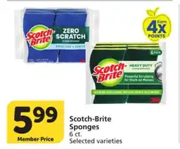 Albertsons Scotch-Brite Sponges offer