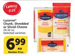 Albertsons Lucerne Chunk, Shredded or Sliced Cheese offer