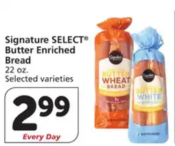 Albertsons Signature SELECT Butter Enriched Bread offer