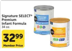 Albertsons Signature SELECT Premium Infant Formula offer