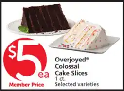 Albertsons Overjoyed Colossal Cake Slices offer