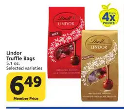 Albertsons Lindor Truffle Bags offer