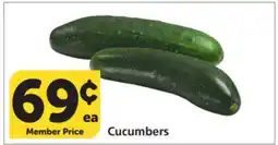 Albertsons Cucumbers offer
