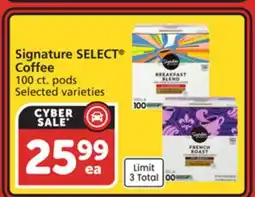Albertsons Signature SELECT Coffee offer