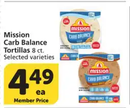 Albertsons Mission Carb Balance Tortillas offer