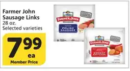 Albertsons Farmer John Sausage Links offer
