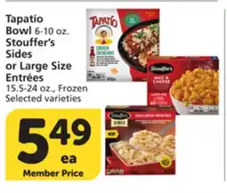 Albertsons Tapatío Bowl 6-10 oz. Stouffer's Sides or Large Size Entrées 15.5-24 oz offer