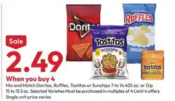 Stater Bros Doritos, Ruffles, Tostitos or Sunchips offer