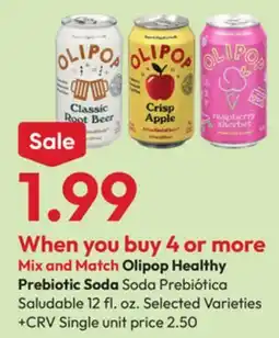 Stater Bros Olipop Healthy Soda offer