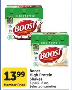 Albertsons Boost High Protein Shakes offer