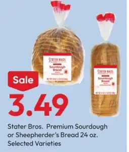 Stater Bros Stater Bros. Premium Sourdough or Sheepherder's Bread offer