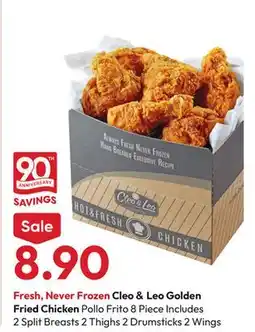 Stater Bros Fresh, Never Frozen Cleo & Leo Golden Fried Chicken offer