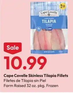 Stater Bros Cape Covelle Skinless Tilapia Fillets offer