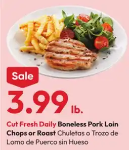 Stater Bros Cut Fresh Daily Boneless Pork Loin offer