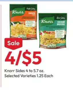 Stater Bros Knorr Sides offer