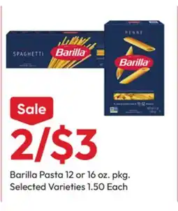 Stater Bros Barilla Pasta offer