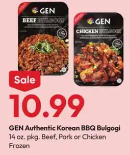 Stater Bros GEN Authentic Korean BBQ Bulgogi offer