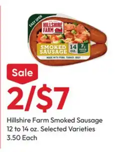 Stater Bros Hillshire Farm Smoked Sausage offer