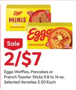 Stater Bros Eggo Waffles, Pancakes or French Toast Sticks offer
