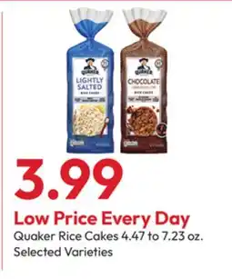 Stater Bros Quaker Rice Cakes offer