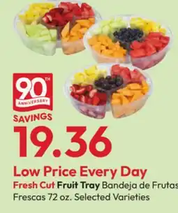 Stater Bros Fruit Tray offer
